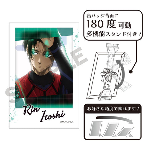 『ブルーロック』フォトジェニ缶バッジ 糸師凛 グリッド